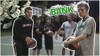 INSANE GAME OF BANK!!! three point contest