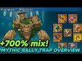 Mythic Rally Trap Full account Overview. +700% mix! Lords Mobile