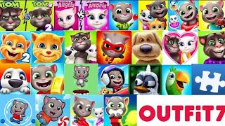 ALL GAMES OUTFIT7 TALKING TOM GOLD RUN vs TALKING TOM HERO DASH vs TALKING TOM JETSKI 2 GAMEPLAY