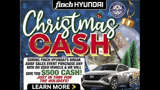 Celebrate the Season with Finch Hyundai's Christmas Cash