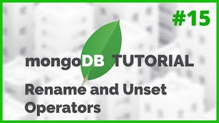 MongoDB in NodeJS - Renaming and Removing Document Fields (2020) [Episode #15]