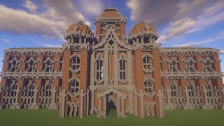 Dirt and Cobble Mansion | Minecraft Build Timelapse | Build Challenge