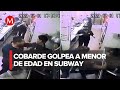 Identifican al agresor de empleado de subway, se llama Fernando Medina