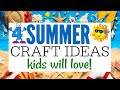 4 Summer Craft Ideas | Easy Summer Crafts for Kids | #summercraftsideas | Hania Craft Ideas