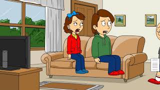 Classic Caillou Apologizes by sending a Apology note to his Parents / Ungrounded