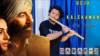 UdJa Kale Kawan on  Flute  | उड़जा काले कावाँ || Gadar 2 …..💐| E base flute