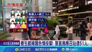 養生館掩護色情按摩！警直搗應召站逮51人 ｜三立新聞網 SETN.com