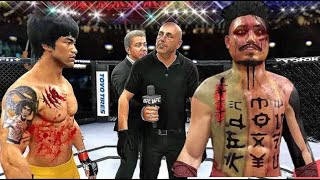Bruce Lee vs. Kizmo Doko - EA sports UFC 4 - CPU vs CPU epic