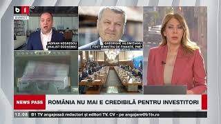 NEWS PASS CU LAURA CHIRIAC. PREȚUL GREU PLĂTIT PENTRU HAOSUL POLITIC: SCĂDEREA RATINGULUI DE ȚARĂ P1