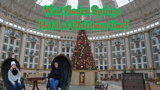 I WENT TO THE HISTORIC WEST BADEN SPRINGS HOTEL DURING CHRISTMAS TIME! 💚❤️