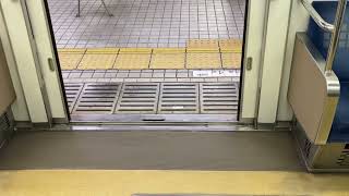 Osaka Metro 谷町線22系62編成ドア開閉シーン