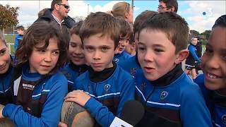 Les joueurs du Stade Toulousain ont fait la joie de leur supporters à Tournefeuille