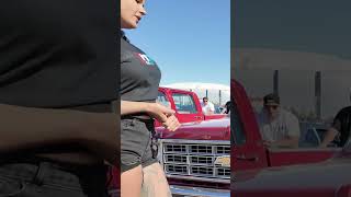 @CandyNChrome gets a 77 Blazer at the Biggest GM Truck Show in the Country!