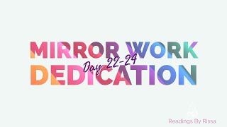 Day 22-24|| 30 Day Mirror Work Dedication Practice || The Masculine \u0026 Feminine Self