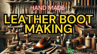 Unbelievable Handmade Leather Boot | Master Craftsman Shows Incredible Skill Genuine Cow Leather!