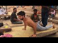 complete street indian body massage at banks of the ganges full video clean audio