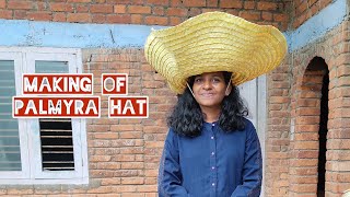 பனை அறிவோம் பகுதி 8- making of Palmyra Palm Hat/ Travel Educate