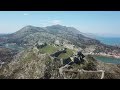 kalaja e rozafës rozafa castle shköder albania 4k drone