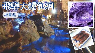 【vlog】岐阜県を観光！幻想的な鍾乳洞の世界への旅行【4K】