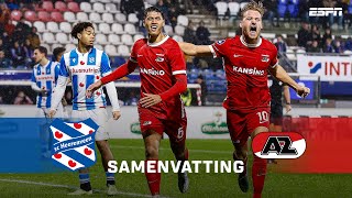Een geweldige team goal van AZ 🔥👏 | Samenvatting sc Heerenveen - AZ