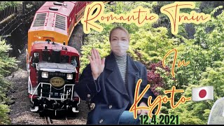 【京都秋紅葉を見るなら‼️】京都嵯峨嵐山トロッコ列車🇯🇵|Sagano Romantic Train|Tatskie|#kyoto #嵐山#トロッコ列車#京都