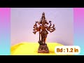 pancha muga anjaneya hanuman copper idol vasuki metal mart