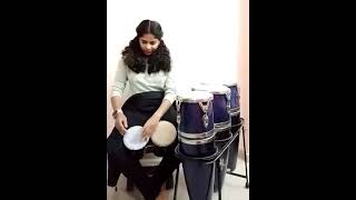 Piya tu ab to aaja Film- Carvan, instrument- Conga\u0026Bongo Neesha mokal multi percussionist