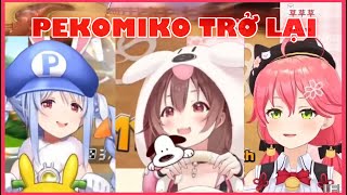 [Hololive Vietsub] Biệt đội tấu hài PekoMiKorone, PekoMiko tương tác với nhau