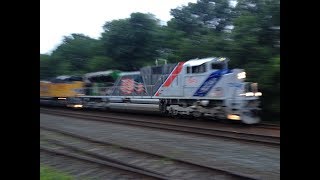 UP 1943 and Rental Engines, Railfanning Piscataway NJ May 2018