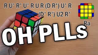 Rubik's Cube PLL Algorithms One-handed (OH)