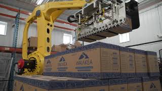 Hamrick Packaging Systems - Custom Palletizing Cell w/ FANUC