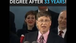 Bill Gates receives his Degree after 33 years: Bill Gates' Speech at Harvard