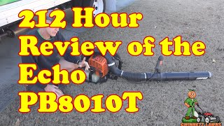 212 Hour Review of the  Echo PB 8010T Leaf Blower