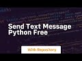 send text message python free