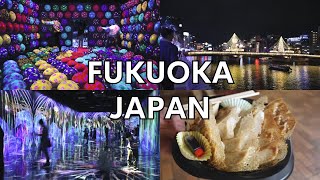 Exploring Fukuoka, Japan 🇯🇵 | TeamLab, Ichiran Ramen, Street Food, and More!