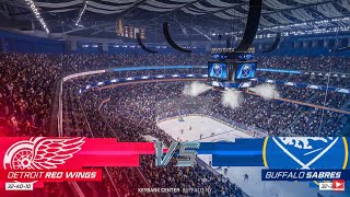 Detroit Red Wings vs Buffalo Sabres 10/31/2022 NHL 23 Gameplay