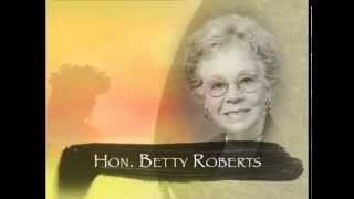 2006 Margaret Brent Award Honoree Hon. Betty Roberts