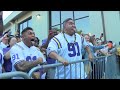 LSU player performs Haka dance with his dad before the game