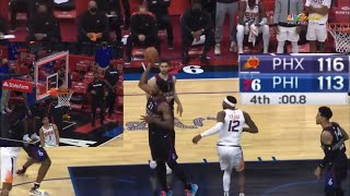 Joel Embid Almost Has The Greatest Buzzer Beater in NBA History! Full Court!