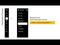 Responsive Side Navigation Bar in HTML CSS And JavaScript | Dashboard Sidebar Menu