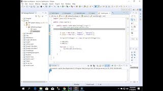 Java Tutorial - ArrayList for Integer (Eclipse)