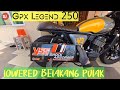 GPX Legend 250 Twin : Ep#15 - Lowered belakang pulak kali ni