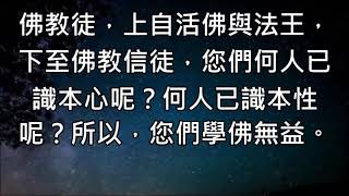 蔡將軍與你談♥49 不明白本心就不能說法否則就是離心說法之外道