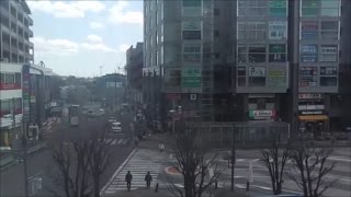 【車載】真昼の北朝霞駅から新座駅へ向かう武蔵野線の電車