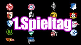 1. Spieltag Prognose 2022/23 ⤵️ | Kompletter Bundesliga Spieltag & Virtuelle Tabelle ⤵️  Jede Woche!
