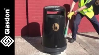 Glasdon UK | Product Testing | Topsy™ 2000 litter bin