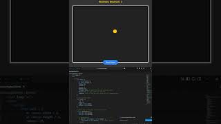Physics-Based Bouncing Ball Simulation 🏀 | JavaScript & Canvas Magic!