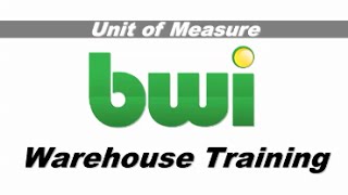 BWI - UNIT OF MEASURE