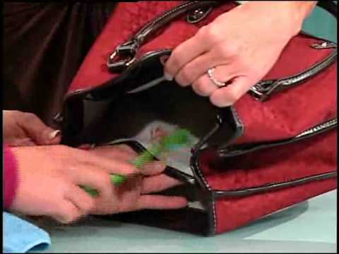 Cleaning the lining of your expensive purse. Cleaning the lining of your expensive purse.