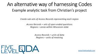 MAXQDA Codes - contrasting uses | Qualitative Data Analysis Services